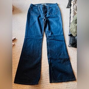 Joe’s Jeans Wide Leg Dark Wash Denim Size 33 Y2K Vintage Inspired